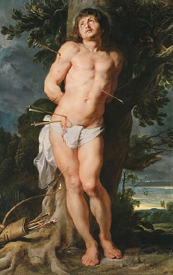 Peter Paul Rubens Der heilige Sebastian Spain oil painting art